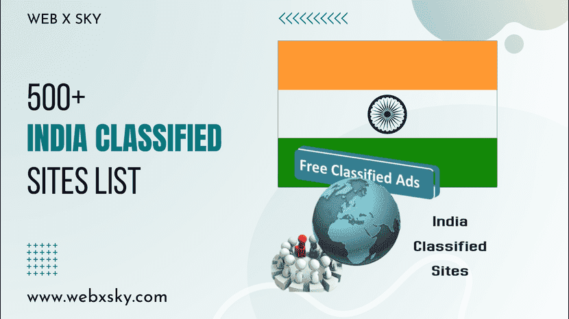 500+ India Classified Sites List 2024